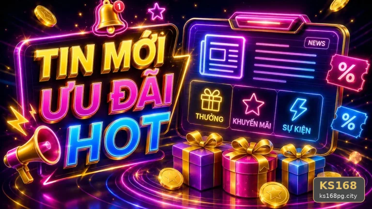 Hướng Dẫn KS168: Người Mới Kiểm Tra Giao Diện Tin Khuyến Mãi Và Ưu Đãi Trên ks168pg.city
