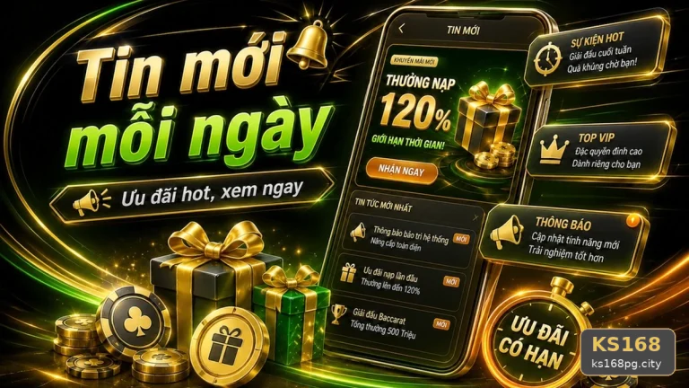 Hướng Dẫn KS168: Xây Dựng Danh Sách Kiểm Tra Bảo Mật Trước Khi Nhận Tin Mới, Ưu Đãi Và Điều Kiện Khuyến Mãi Tại ks168pg.city